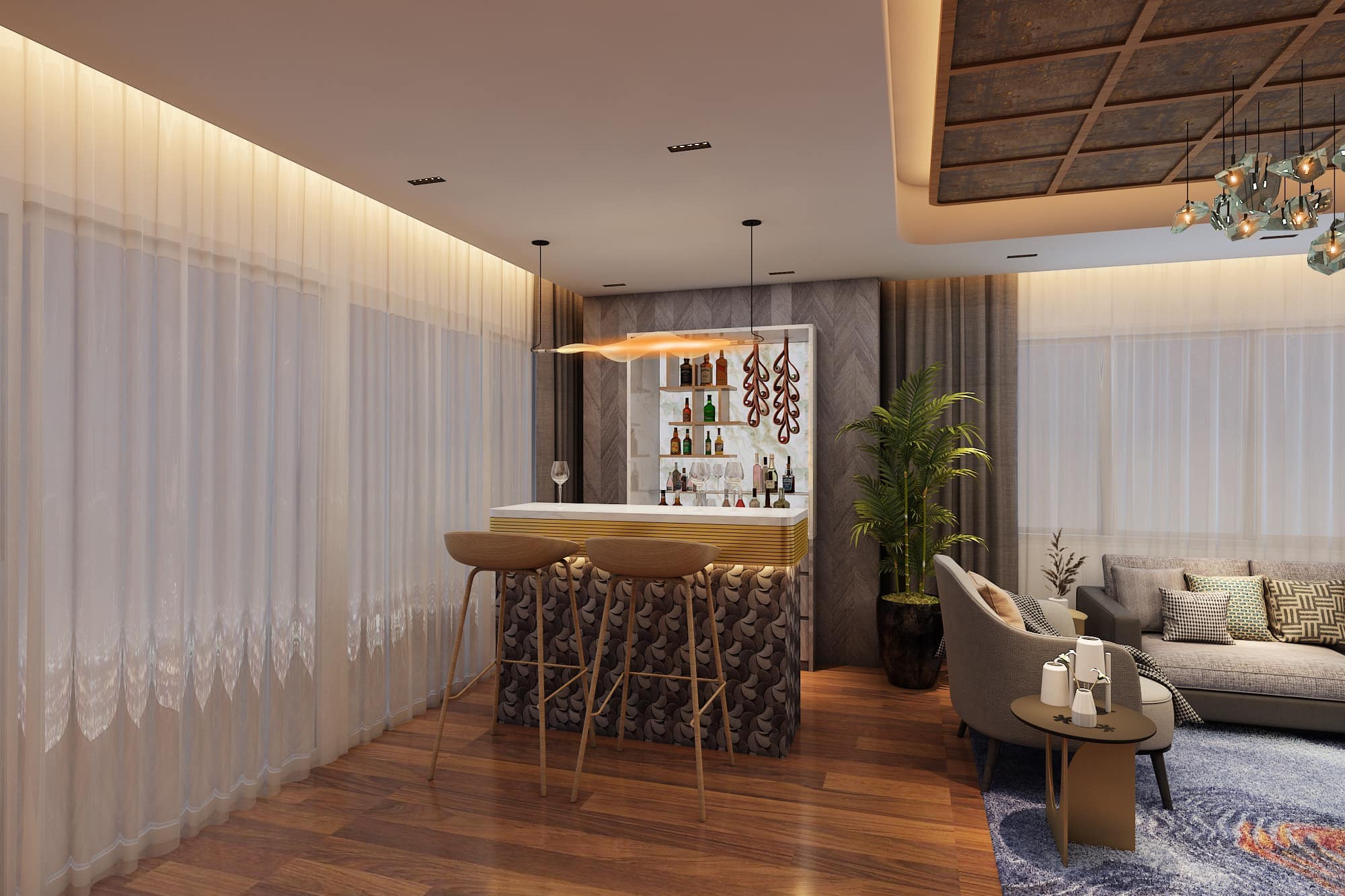 3D interior design render - view 11