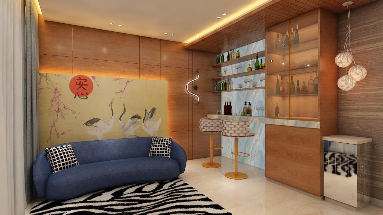 3D interior design render - view 4