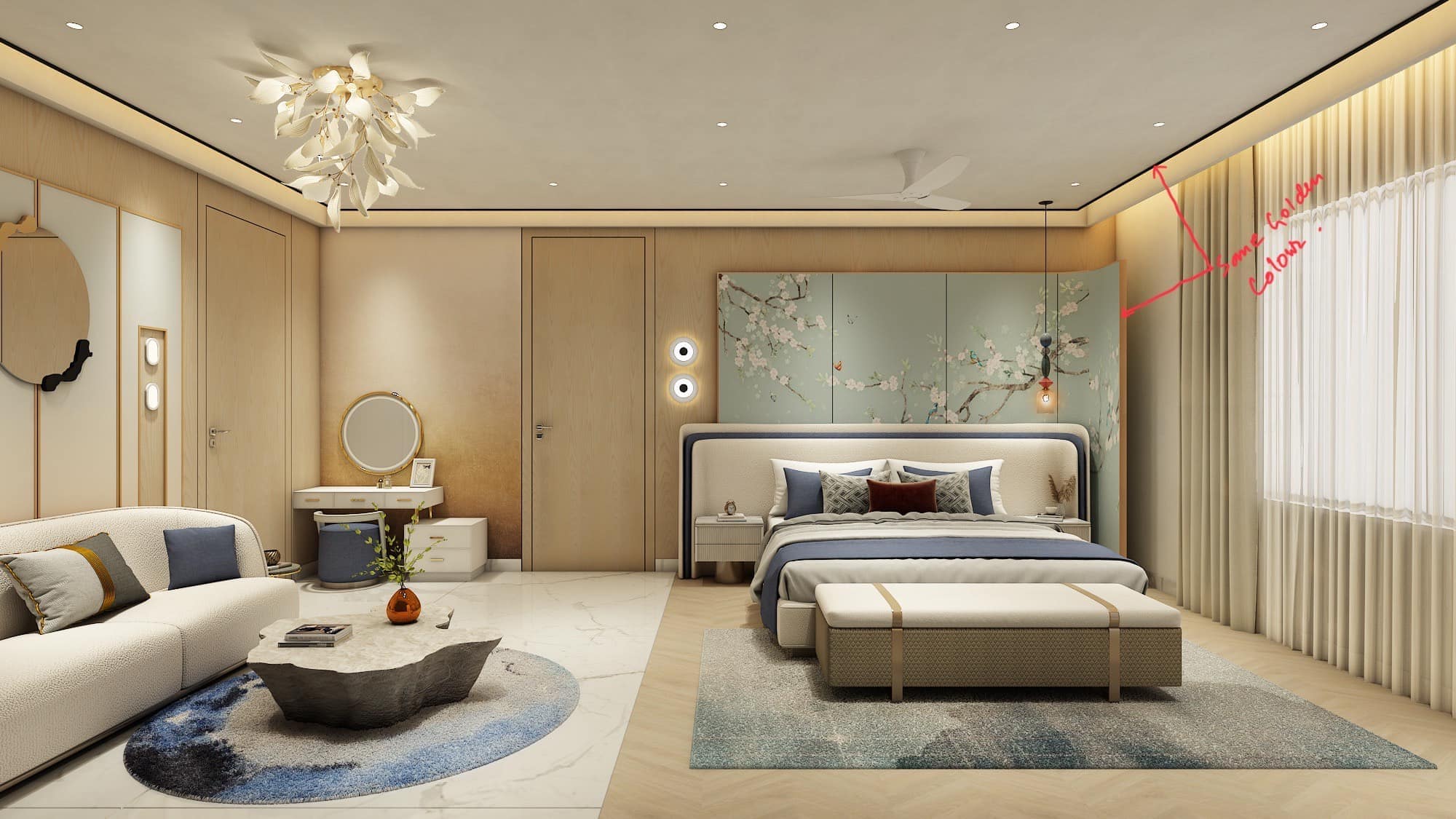 3D interior design render - view 5