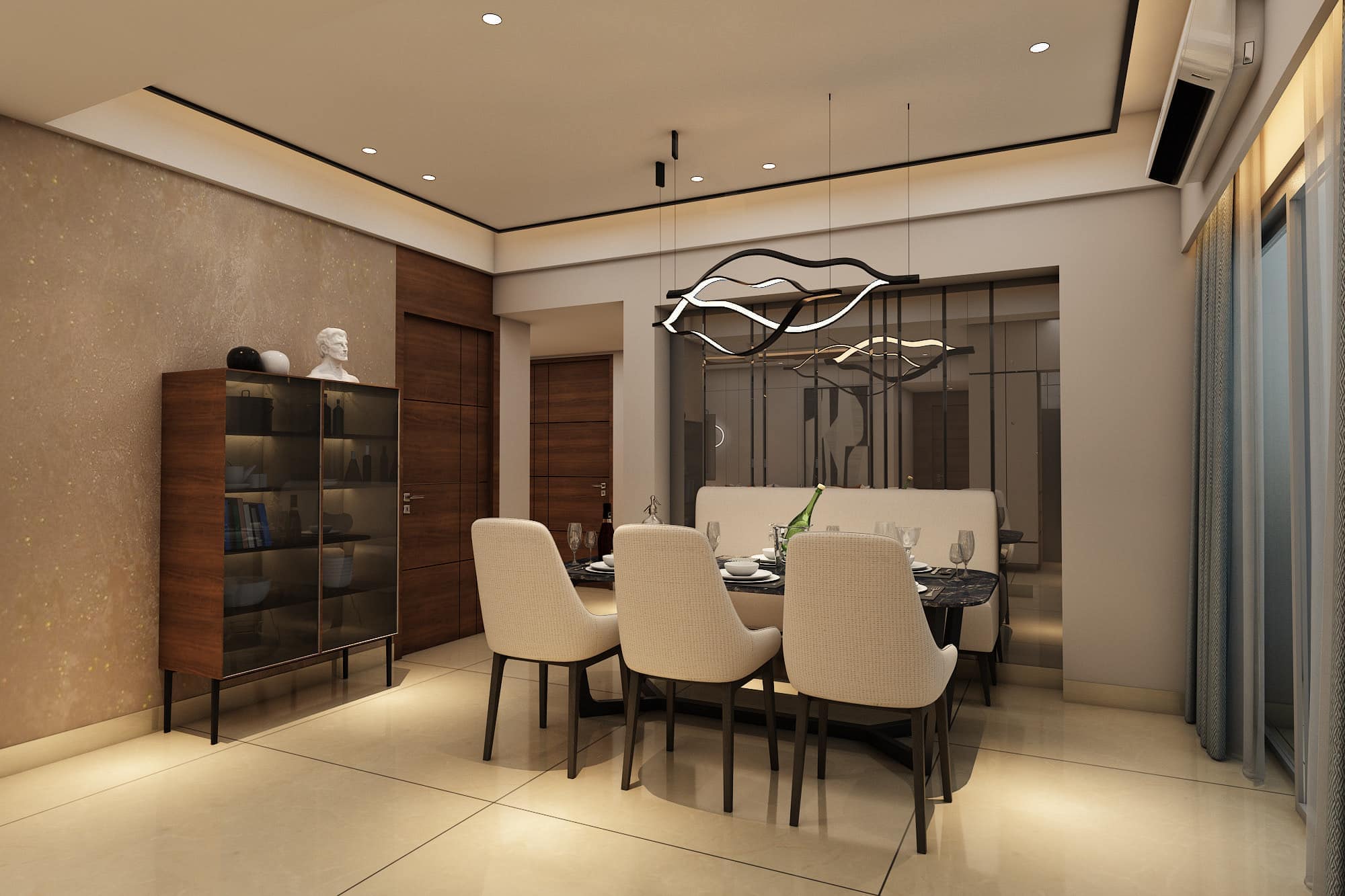 3D interior design render - view 6