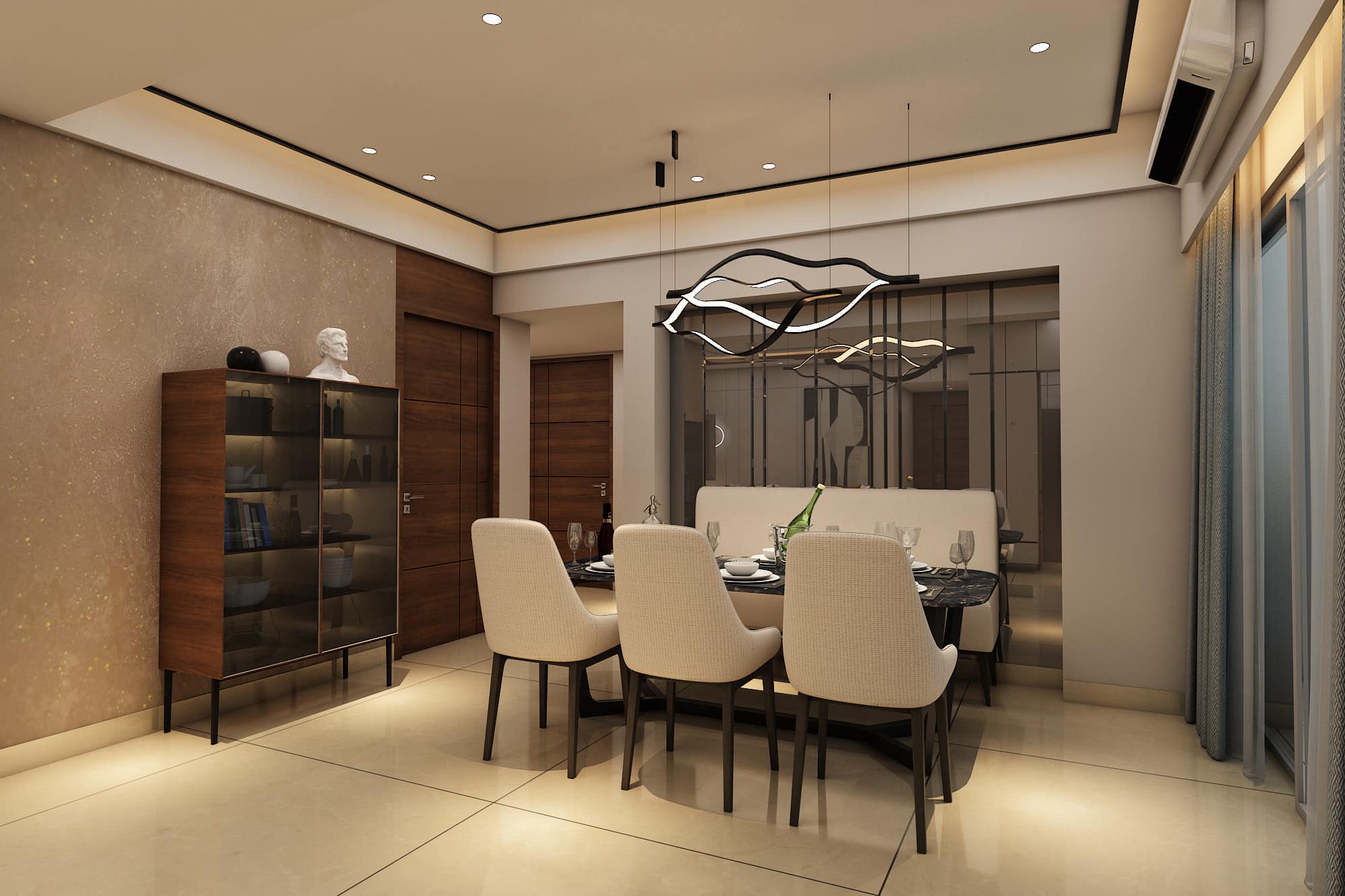3D interior design render - view 6